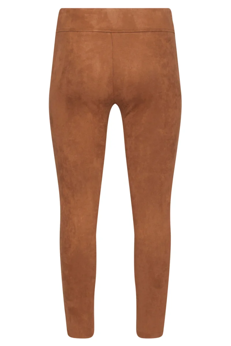 23589 E Suède Look Leggings | Brown - Afbeelding 8