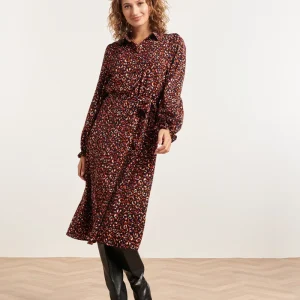 23810  Multi Dierenprint V-Hals Jurk | Muticolour