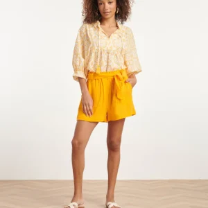 24090 Zomer Shortswarm Zonnig  Tetra | Yellow