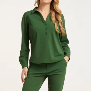 24721 Army Green Travel Kwaliteit Top | Army
