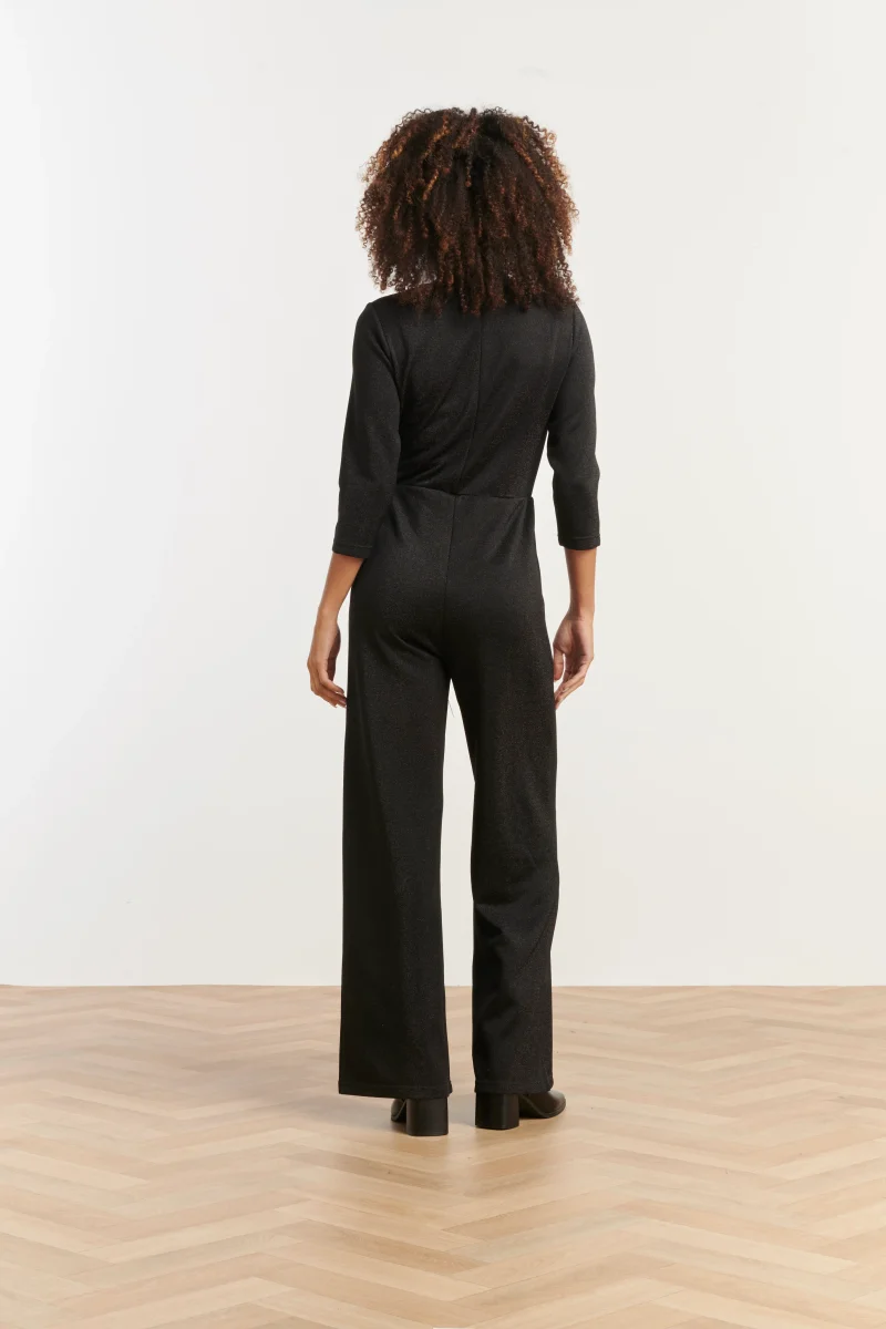 25637 Stijlvolle Jumpsuit Met Lurex | Black - Afbeelding 6