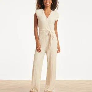 Jumpsuit Met Structuur En Tailleceintuur | Off White