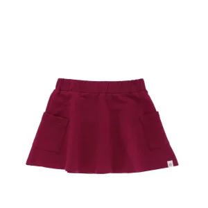 French Knit | Wide Skirt | Rhododendron