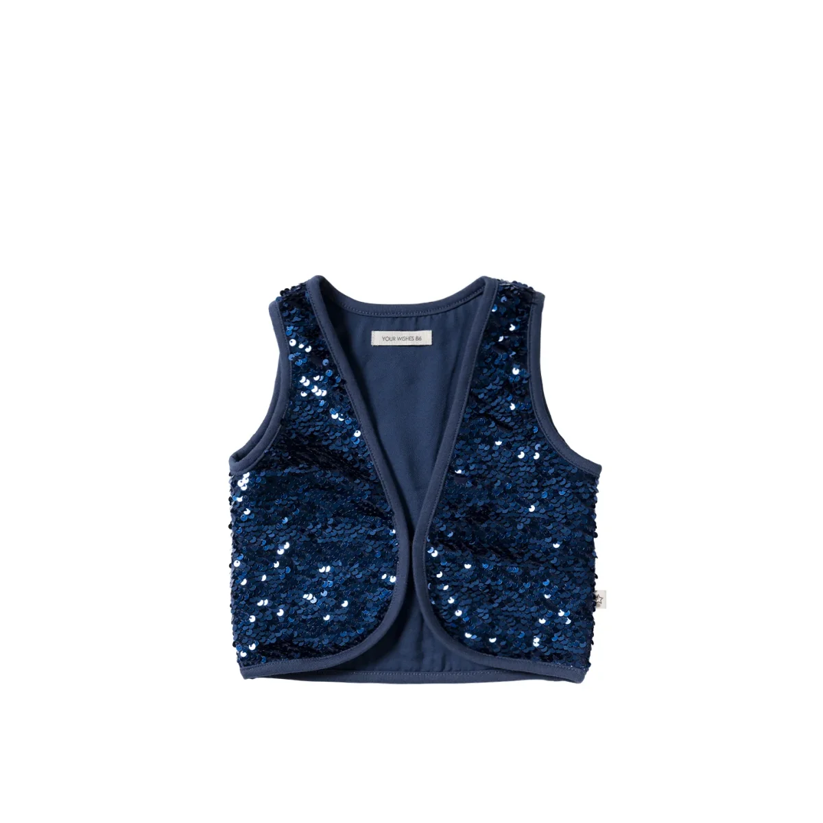 Sequin | Velvet Gilet | Insignia Blue - Afbeelding 2