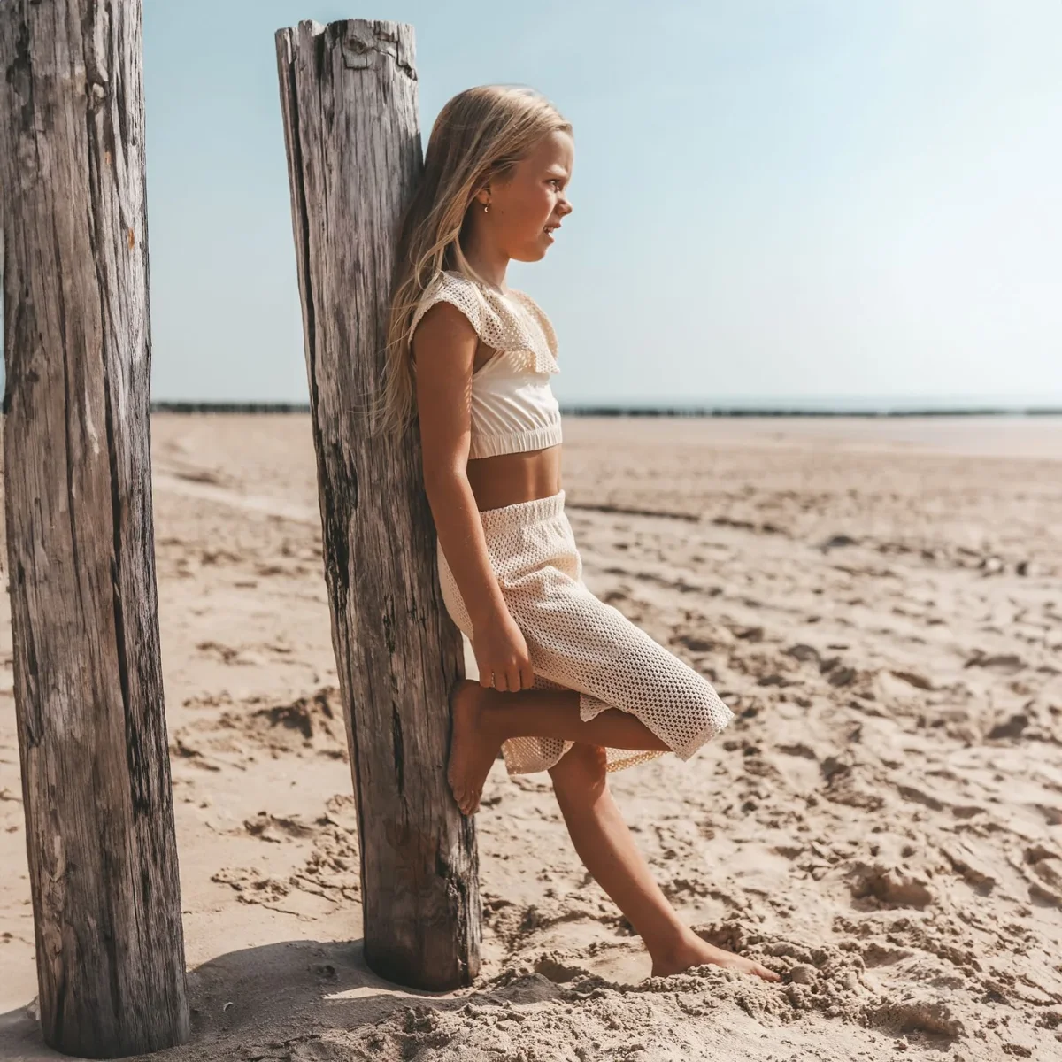 Renate | Crochet | Oyster Grey - Afbeelding 4