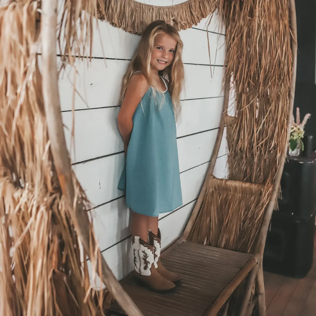 Chambray | Dress | Light Blue - Afbeelding 3