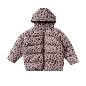 Sweet Leopard | Puffer Coat | Ginger Snap